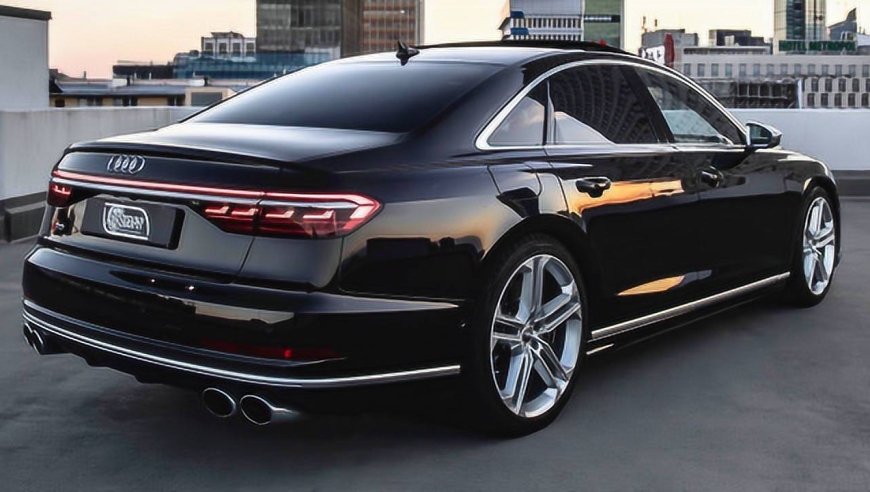 2021款奥迪s8,尾灯亮起的瞬间,还要什么奔驰宝马?