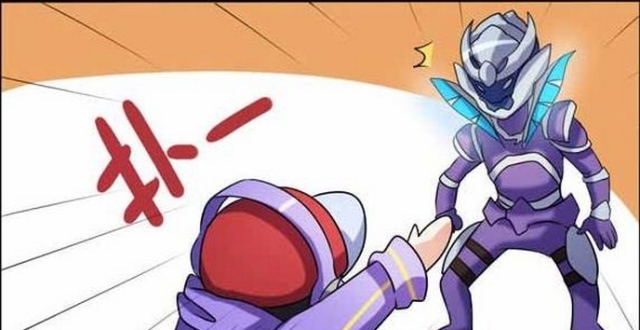 王者荣耀幽默漫画:白起的摸头杀