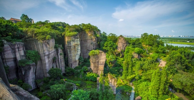 粤东海拔第一的高山,广东海丰县八景之一"莲峰叠翠"