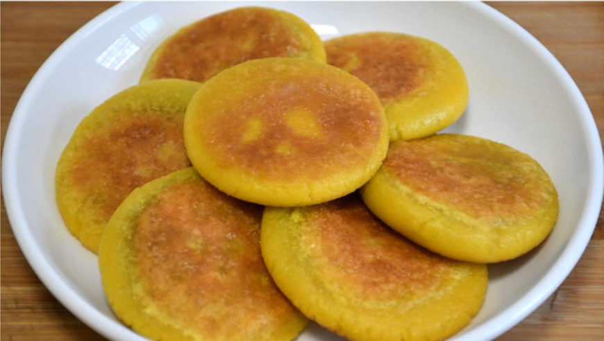 南瓜饼最好吃的做法,外酥里糯,不用面粉不加水,学会可以摆摊了