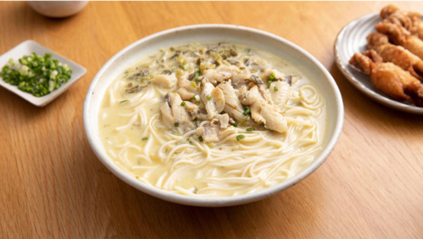 天下第一鲜的雪菜黄鱼面,真讲究!