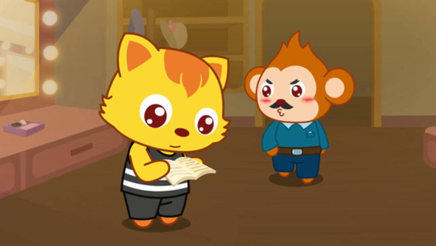 《猫小帅故事》第762集:遭遇舞台上的恶作剧,灵机一动成功化解危机