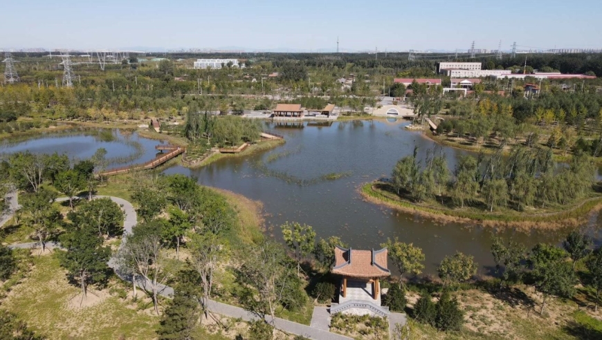 "副中心绿肺"北京张家湾公园建成迎客