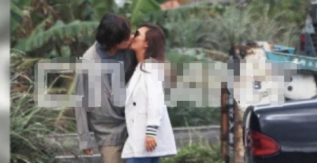 42岁梁静茹新恋情曝光！与56岁帅气总裁海边浪漫拥吻共度一夜