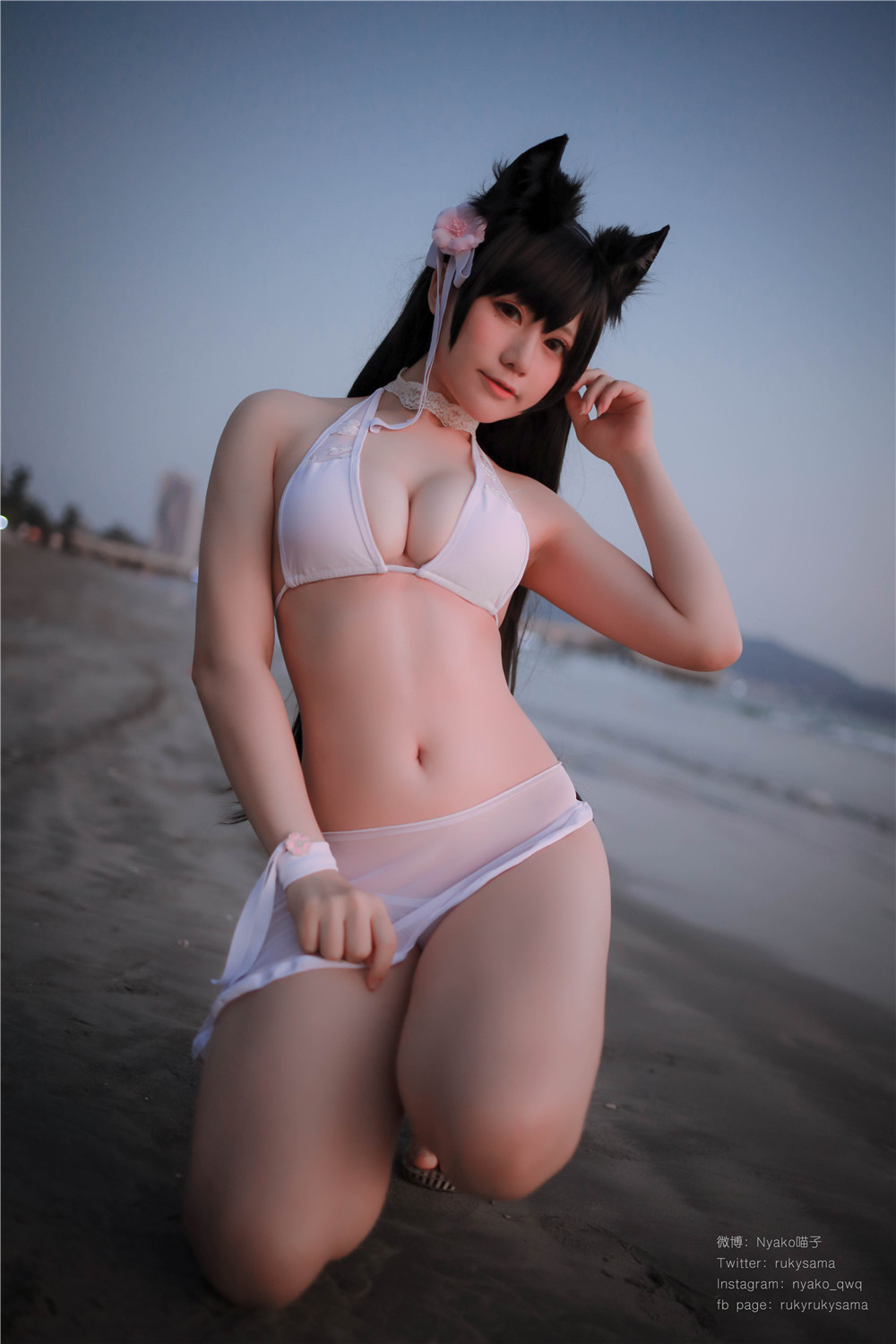 Nyako喵子 爱宕泳装写真分享[25P/31M]-觅爱图