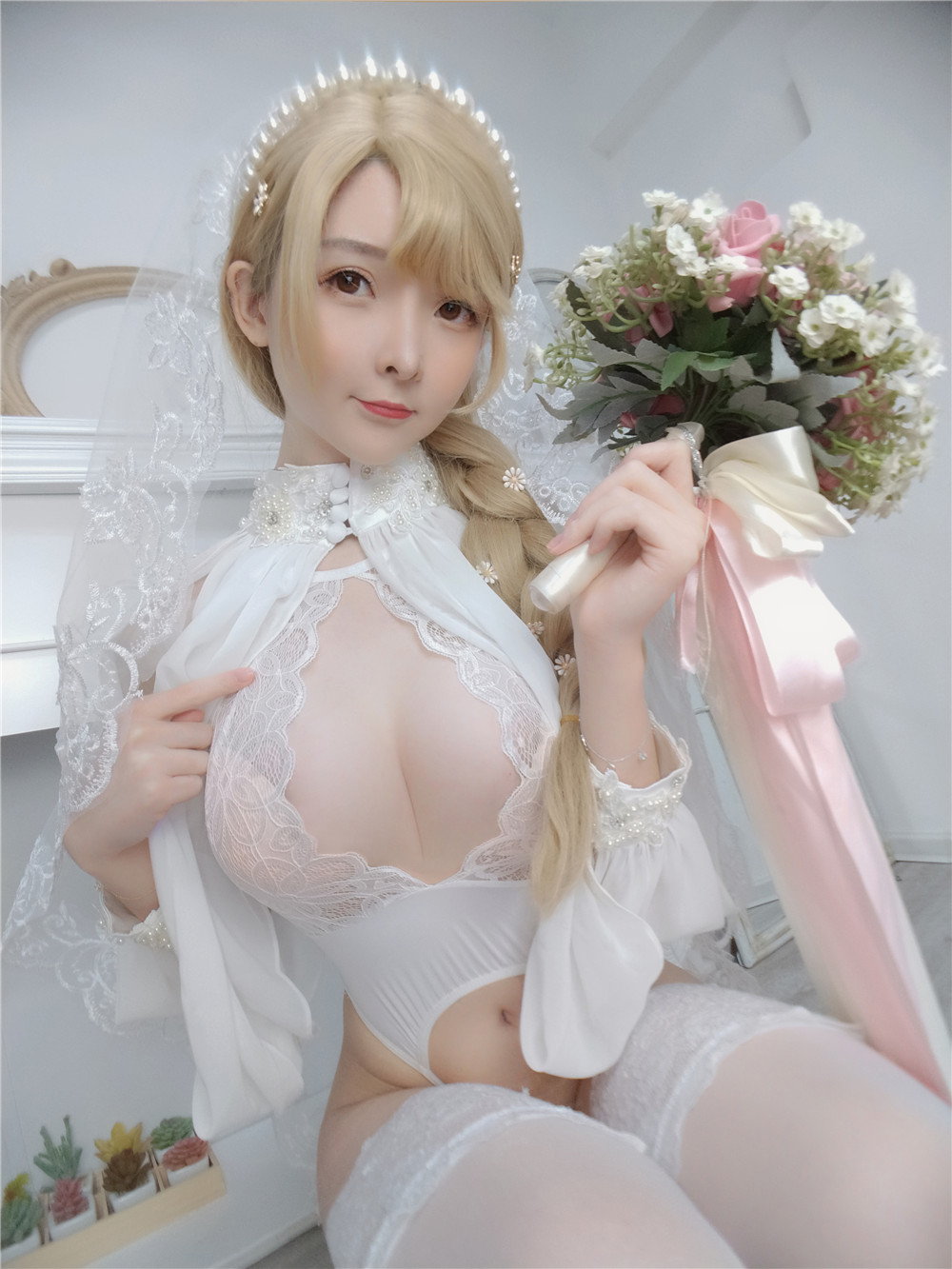 一小央泽 NO.0046 花嫁女郎私房写真[1V60P 552M]-觅爱图