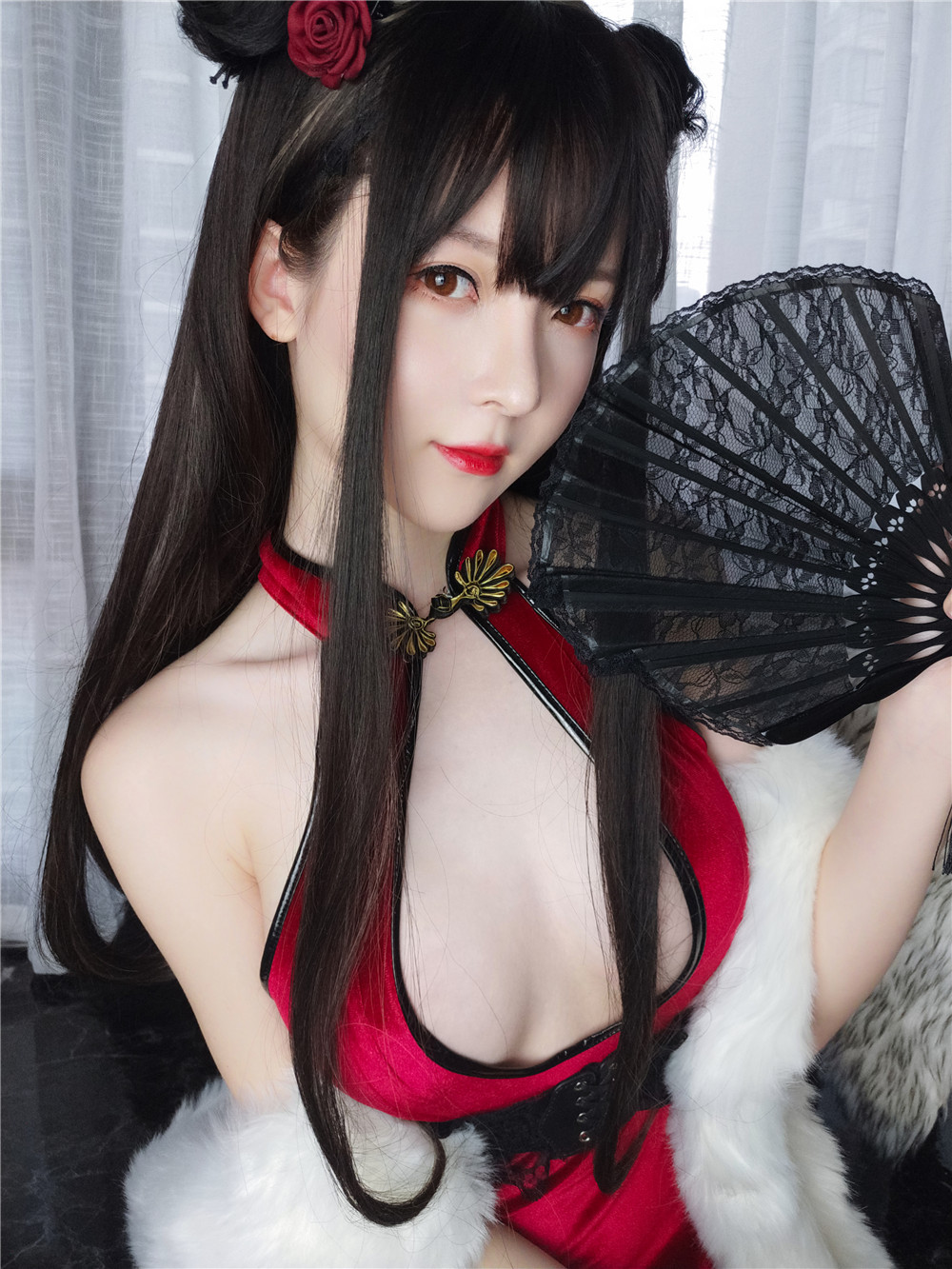 一小央泽 NO.0044 新月红玫私房写真美图[1V76P/758M]-觅爱图