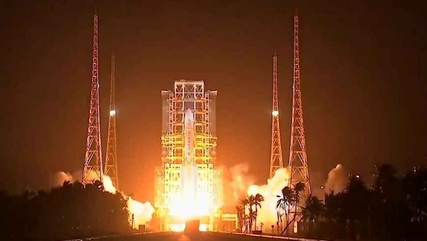 激动人心时刻!嫦娥五号发射升空瞬间