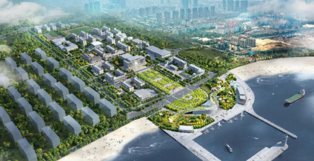 中国远洋海运大学新校区在西海岸开工 计划2021年8月完成一期竣工