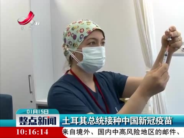土耳其总统接种中国新冠疫苗