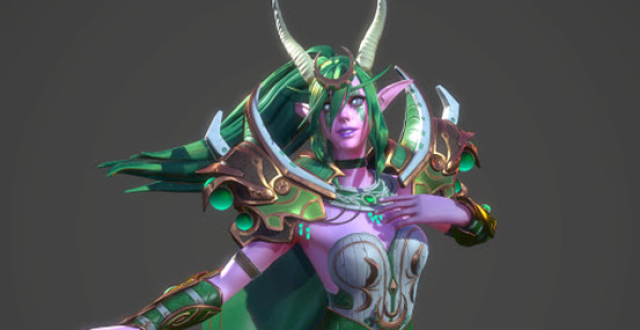 风暴实验室——原创diy英雄绿龙女王伊瑟拉