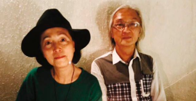 “玻璃大王”黄乃扬近照，长发花白似艺术家，与石榴姐做丁克夫妻_腾讯新闻