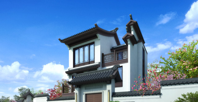 岭南院落别墅,一门一庭院,一院一故事.