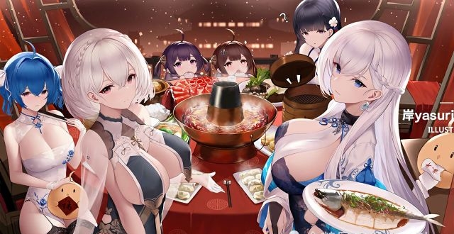 碧蓝航线 敬贺新禧春节活动过场图 4k