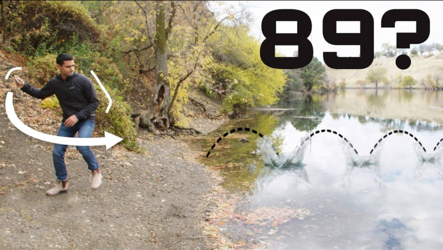 神奇的科学现象,老外打水漂89次创世界纪录,你知道原理吗?