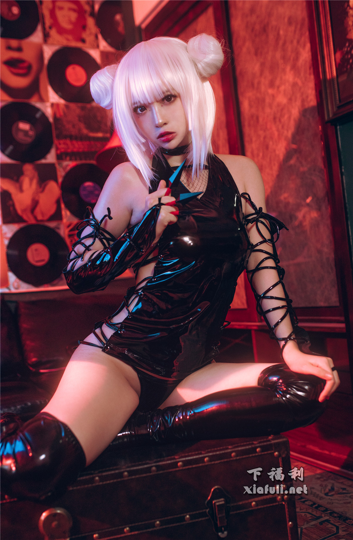 疯猫ss – 胶衣忍者COS[40P/1.12GB]