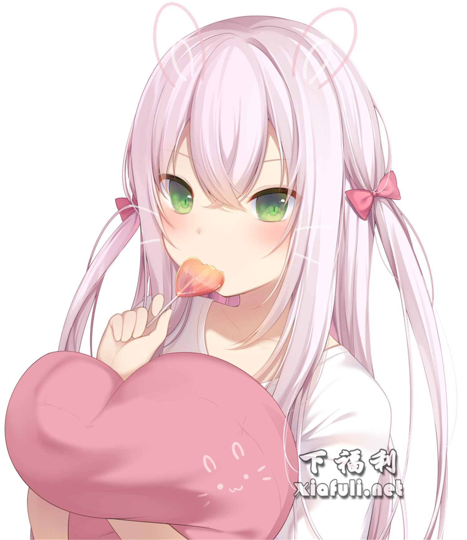 [甘城なつき]猫羽雫_一个蓝发猫耳的妹纸的日常[65P 82M]