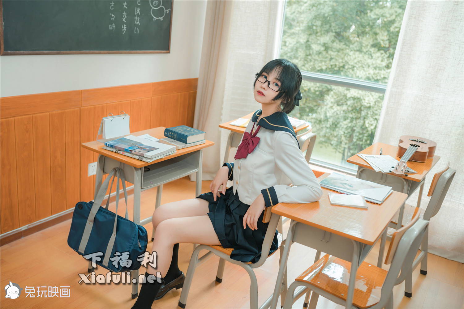 兔玩映画 慵懒的JK制服[40P/520M]