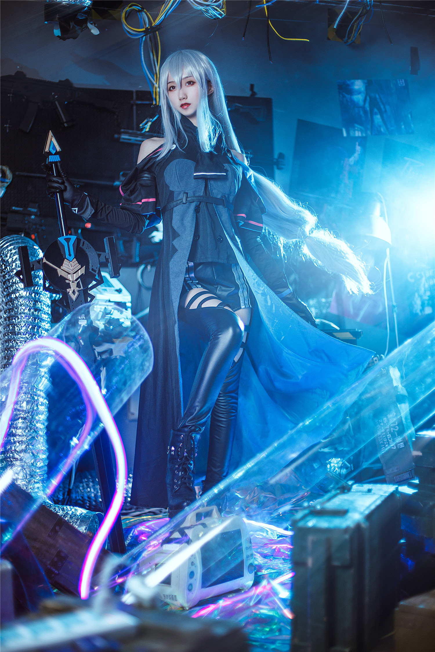 网络红人@木棉棉wOw 斯卡蒂COS[16P 468M]