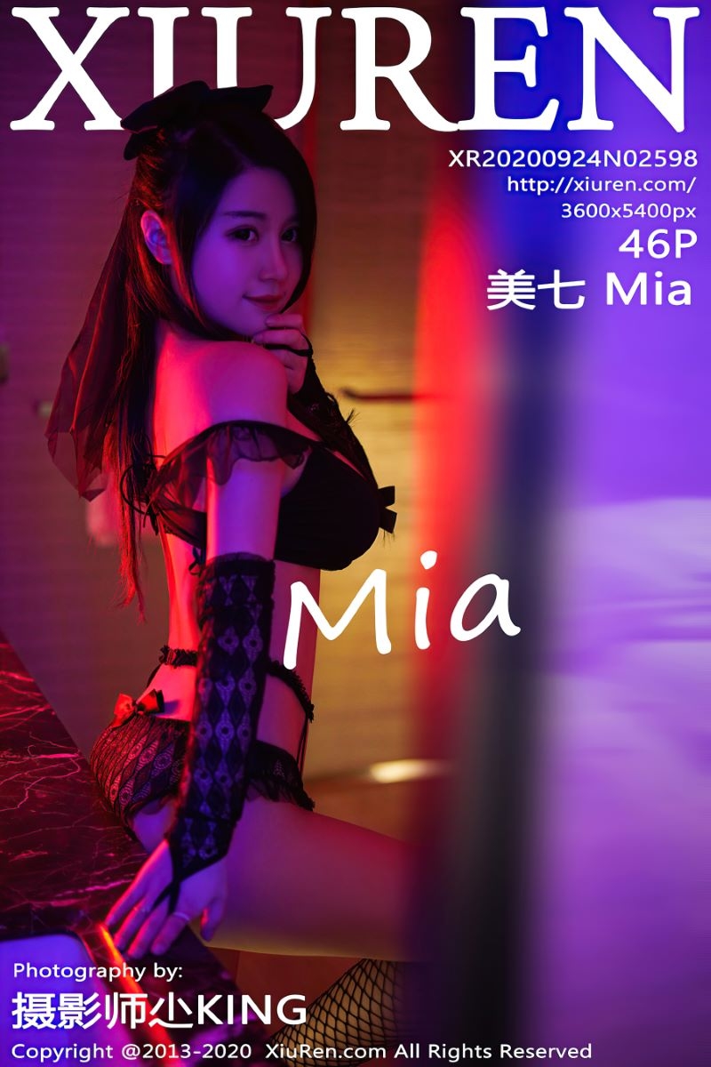 [XIUREN秀人网] 2020.09.24 No.2598 美七Mia 嘿丝蕾丝[47P/531MB]-觅爱图