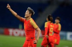 Chinese women's football team beats host Wang Shuang in 8:1 