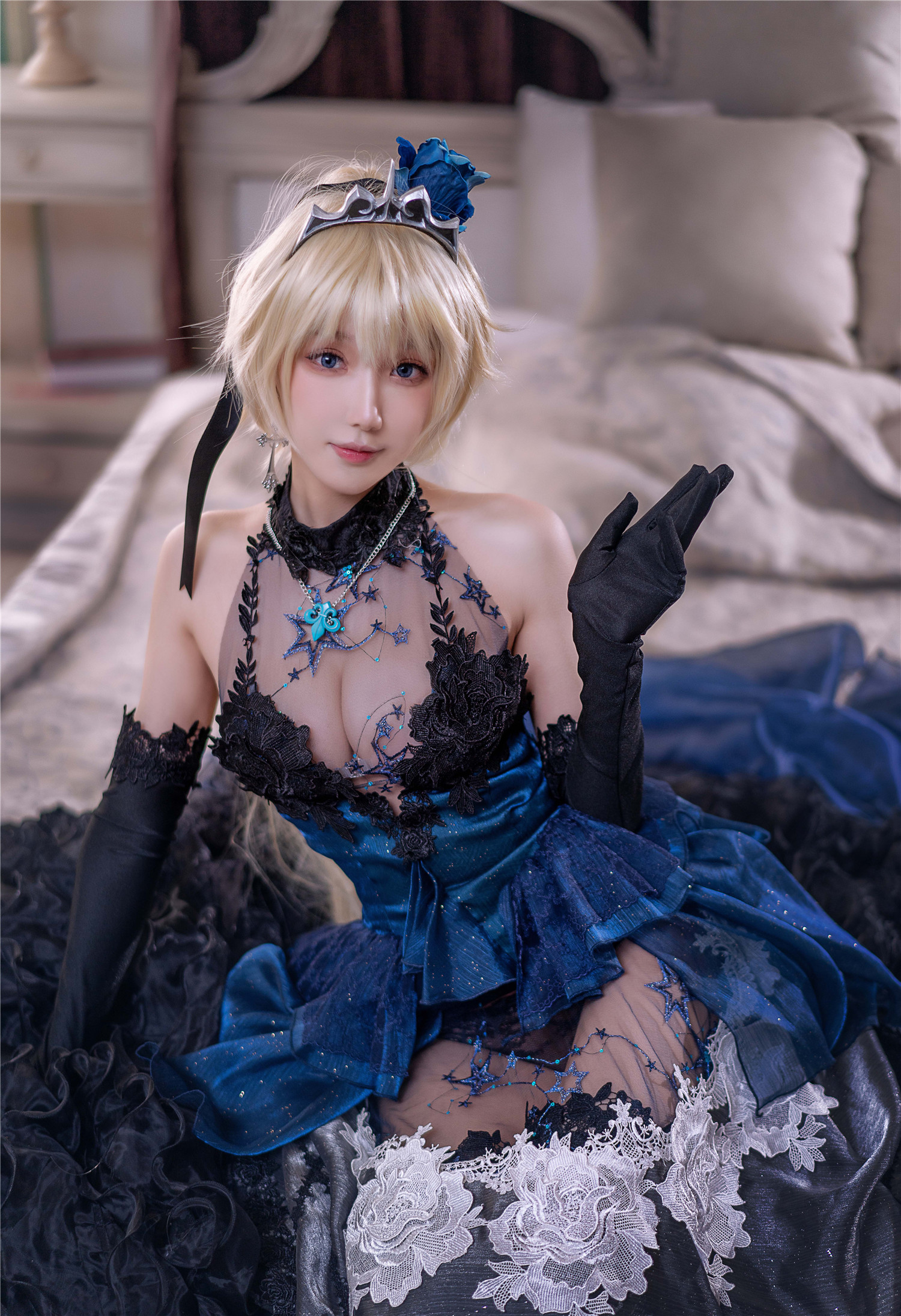 网络红人@阿包也是兔娘 婚纱初体验[9P/349M]