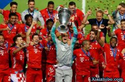 Bayern 1-0 Paris won the Champions League, won 11 games, 6 won the Champions League and was crowned the second triple crown in team history!