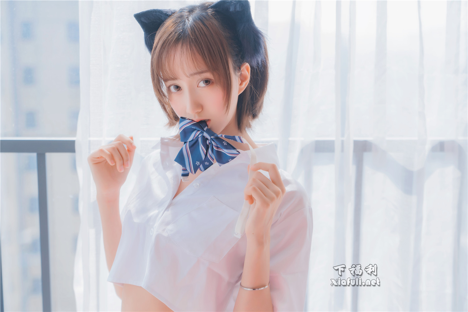 微薄人气Coser@木绵绵OwO 怀中猫[68P-1.05GB]-Coser吧