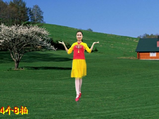 好看易学的网红瘦身舞《等到花儿开》开心生活每一天