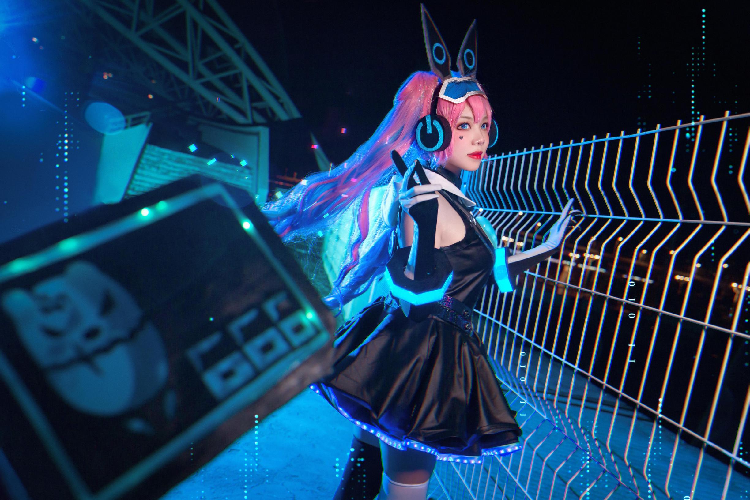 @〆羽妃维ぅ王者荣耀安琪拉cosplay美图在线