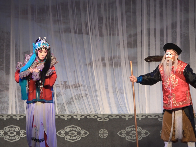 秦腔演出《苏三起解》,演员的舞台表演出色精彩,不愧是黄金搭档