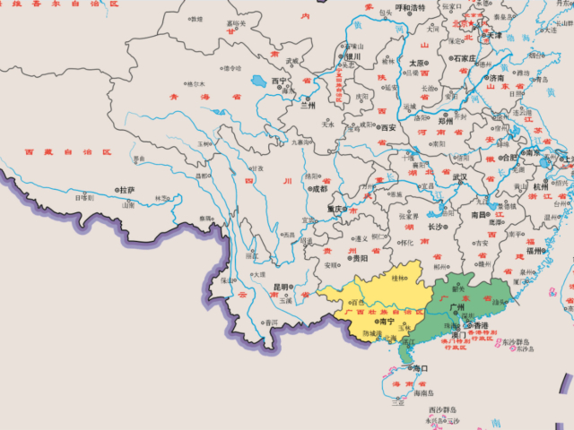 广东,广西的"广"指哪里?