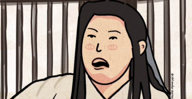 必入佟掌柜白展堂,可爱q版手绘情侣头像