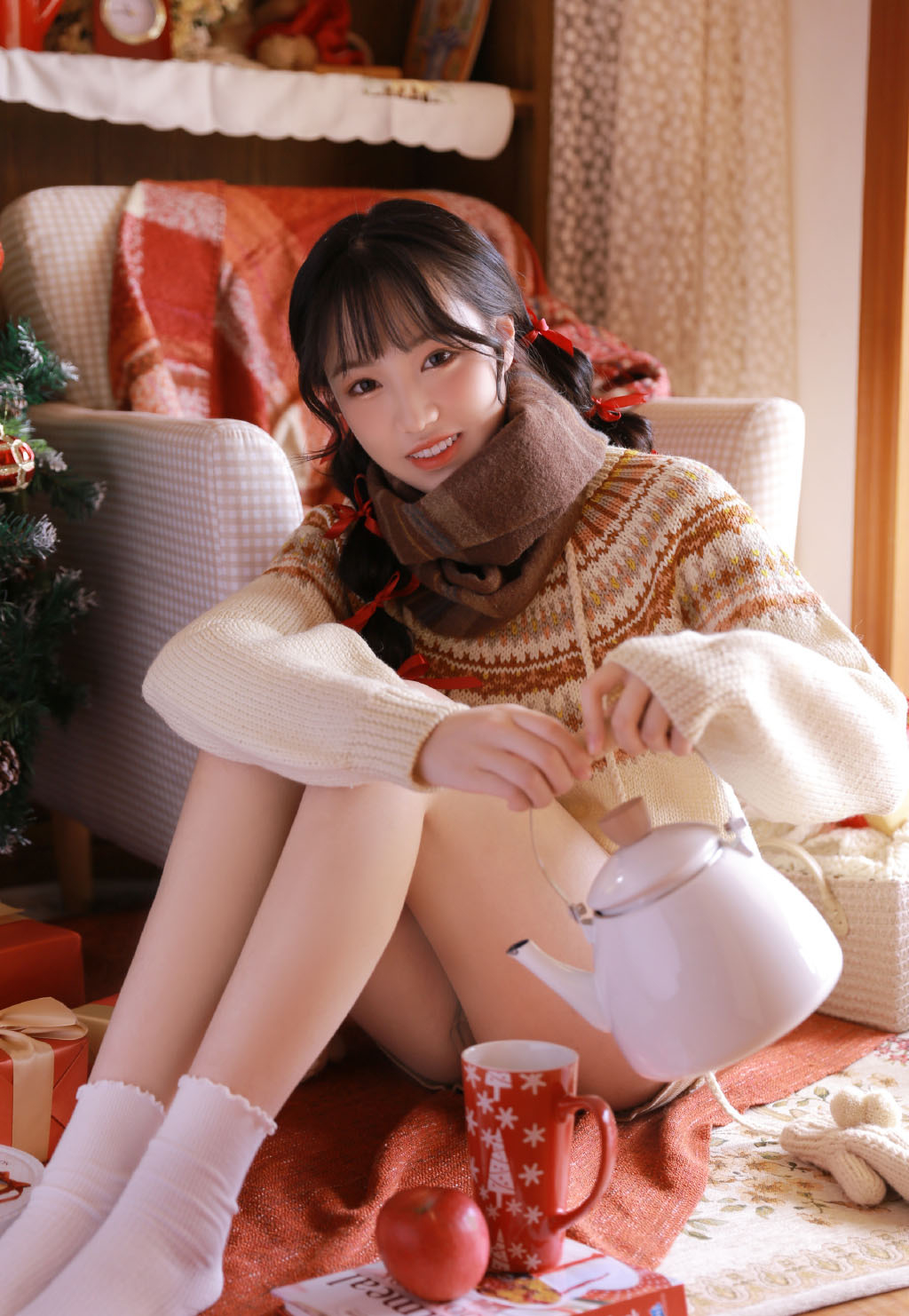 圣诞节美女私房性感美拍[9P]