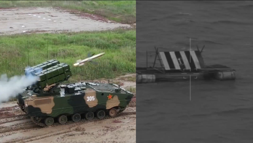 反坦克导弹打击海上目标!陆军"红箭-10"实射训练展示新用途!