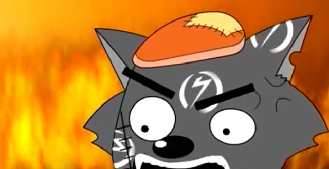 ep57《喜羊羊与灰太狼》之古古怪界大作战,丧失功力的黑大帅回到鸡