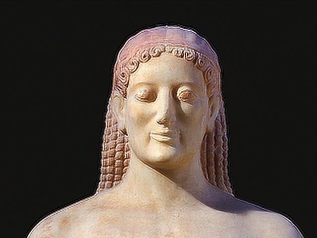 希腊古风时期雕刻作品图片