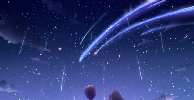 星空下的你和我,唯美星空美图.