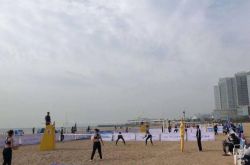 2020年山东省沙滩排球锦标赛（乙组）比赛今日在青岛开赛_体育运动
