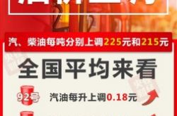 原油価格の上昇！石油タンクを満タンにするのに9元の追加費用がかかり、国産の92＃ガソリンは7元の時代に戻ります