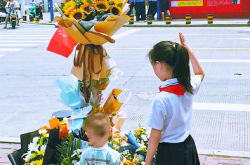引っ越し！ Yanqiao道路標識は花でいっぱいです|北湾ニュービジョン