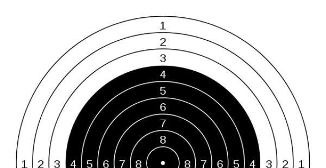 和很多人想象的不同,奥运射击选手其实压根看不清靶子的环数