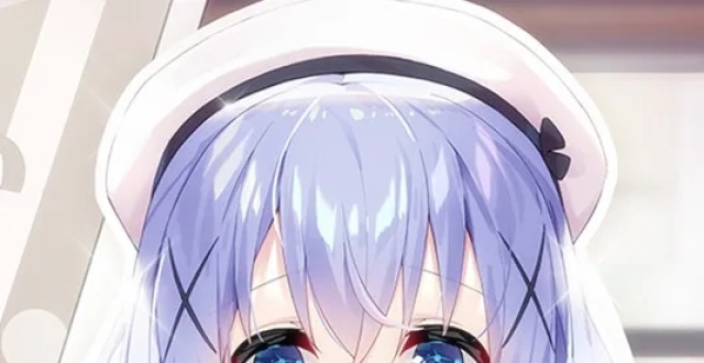适合夏天的猫耳蓝色动漫女头
