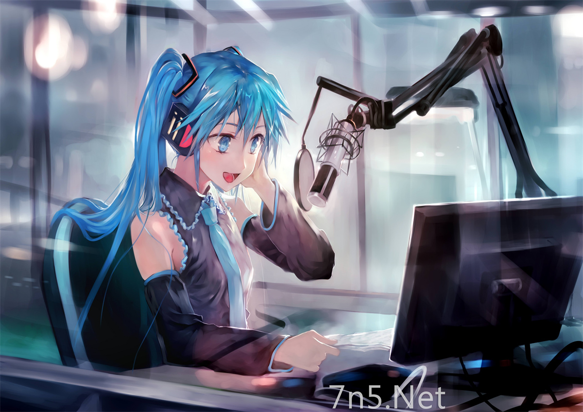 初音ミク(miku)高清无水印电脑壁纸[69P 315M]-Coser吧