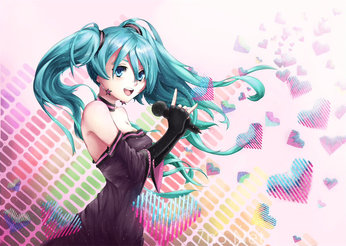 初音ミク(miku)高清无水印电脑壁纸[69P 315M]-Coser吧