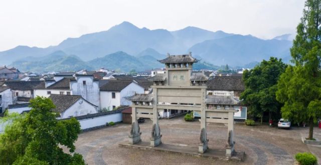 航拍|三国枭雄孙权故里—龙门古镇航拍|经典61临平大剧院