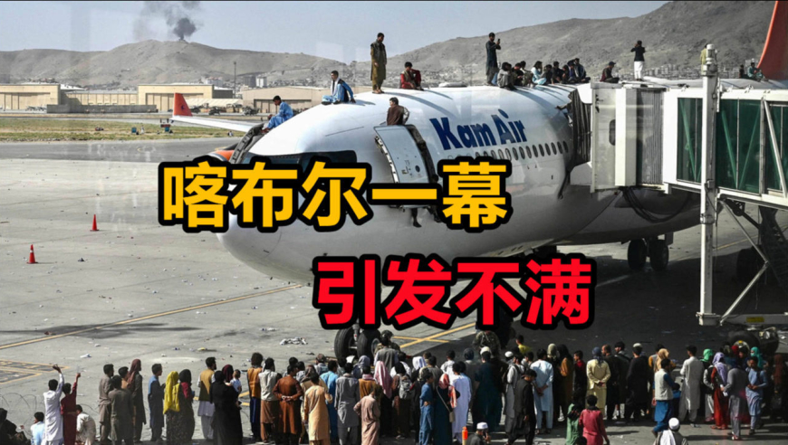 喀布尔一幕引发不满,美国人带着狗离开,阿富汗人却扒飞机坠亡