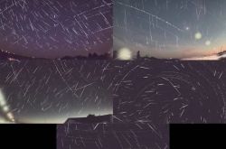 これらの写真は、いわゆる「大雨」流星を解釈します