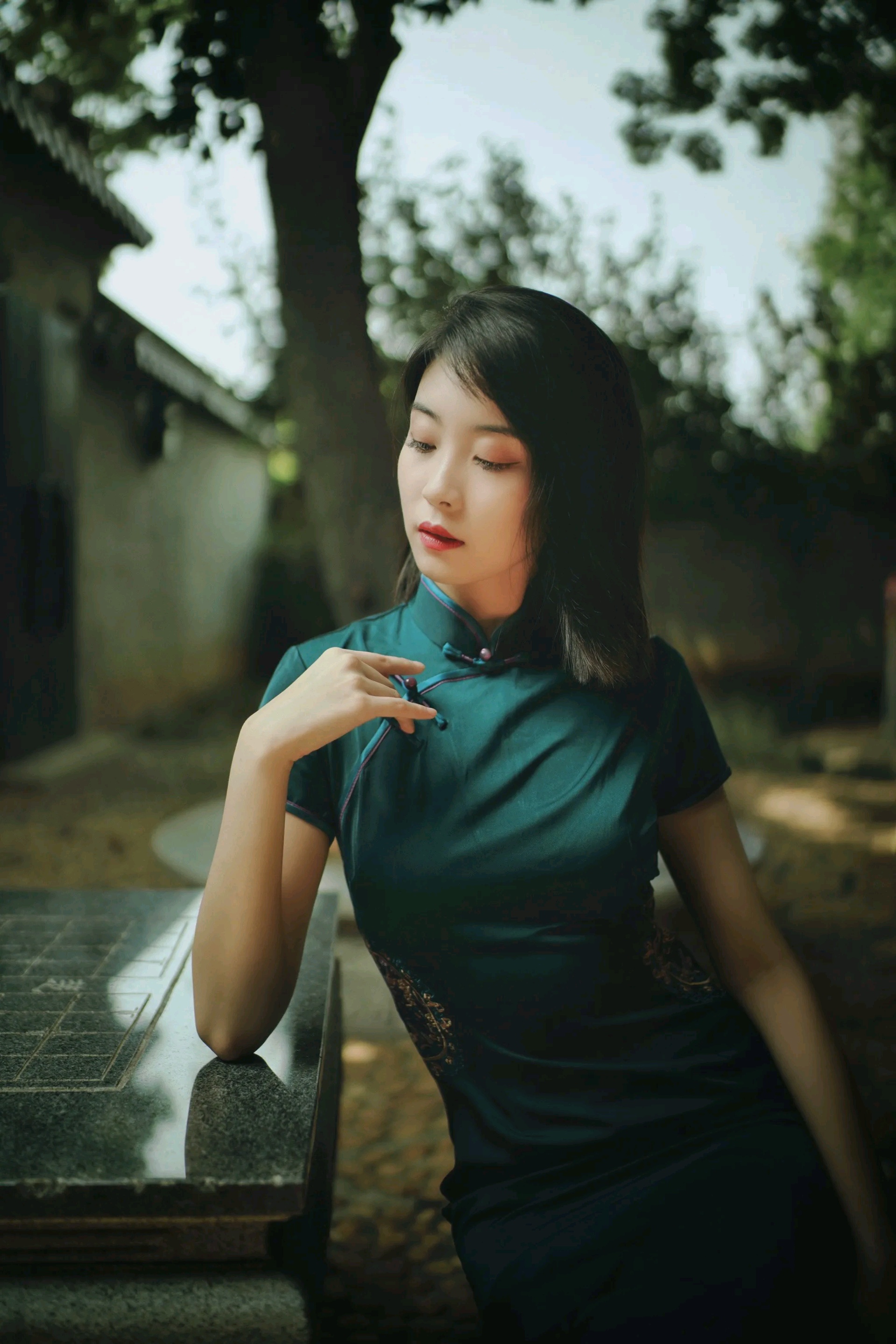 送你一组国风古韵的旗袍小姐姐