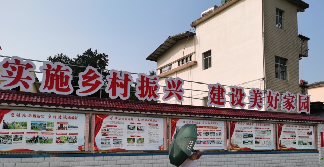 乡村振兴示范村毛竹山村,风景宜人,整体规划布局也不错.